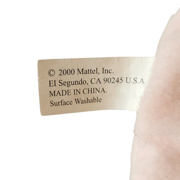 2000 Mattel Plush Bunny Backpack Carrier for 16" Vintage Kelly Doll Pink Rabbit - Picture 9 of 14